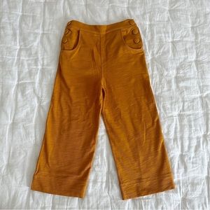 Misha & Puff marigold sailor pants, size 7-8